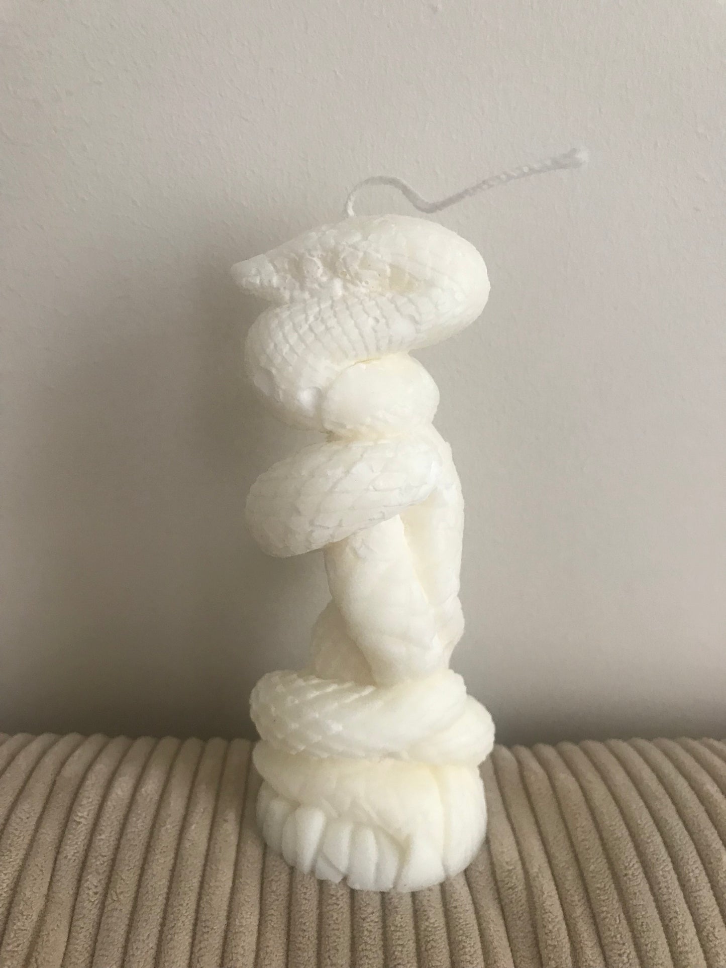 White Snake Candle