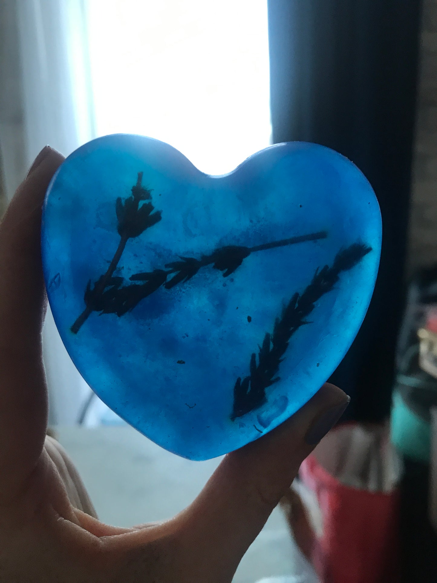 Blue Heart Soap Bar