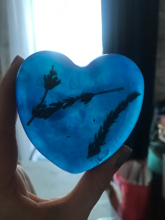 Blue Heart Soap Bar