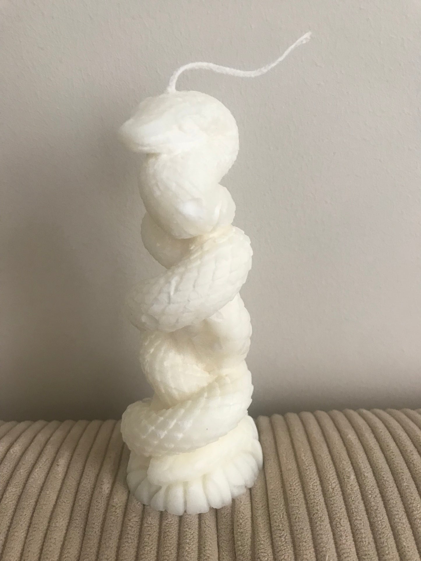 White Snake Candle