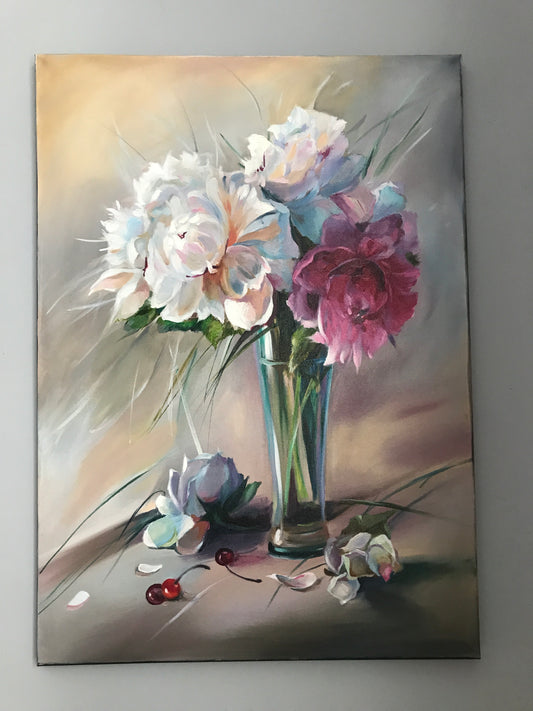 Flowers in a Vase Painting