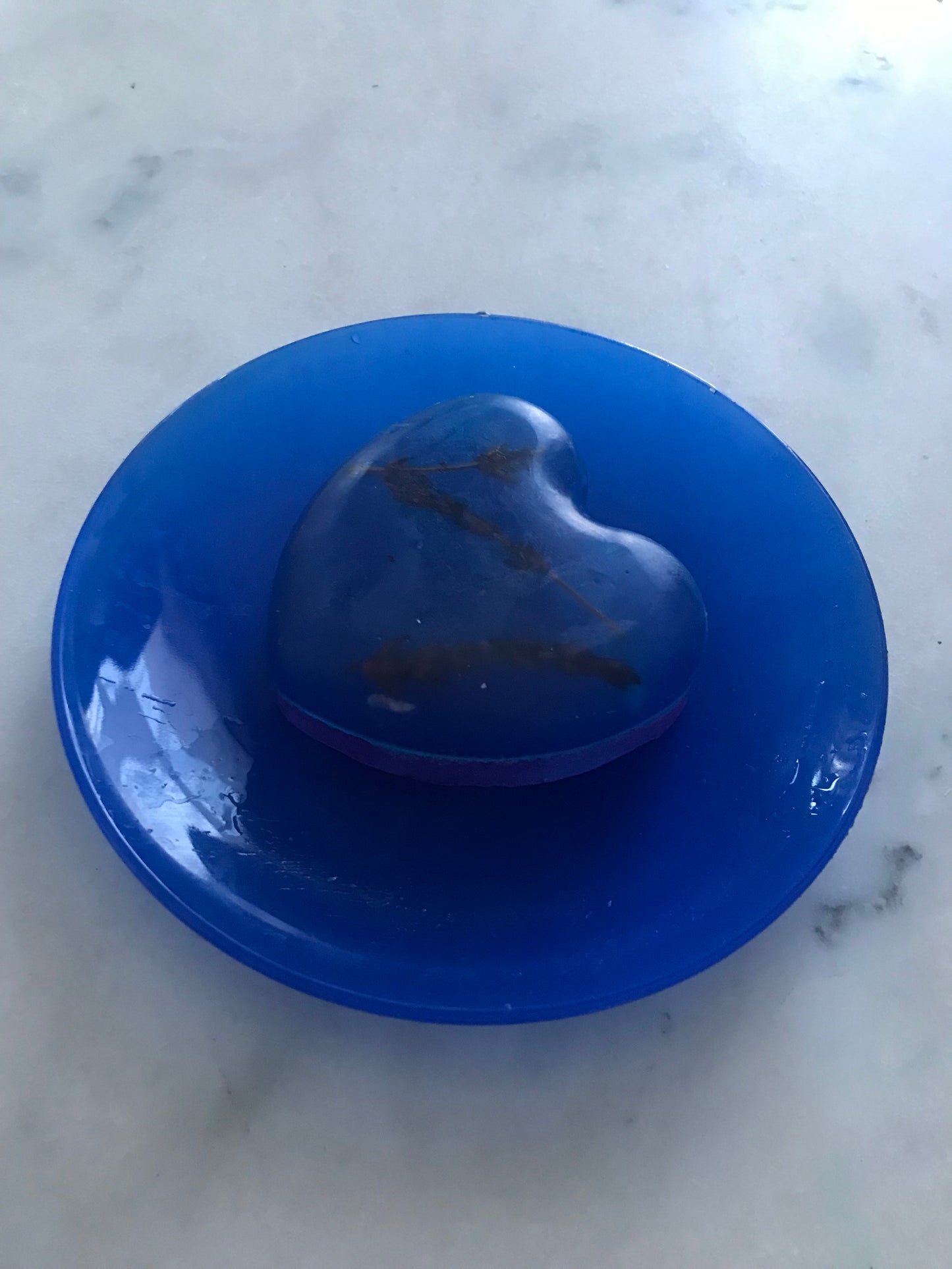 Blue Heart Soap Bar