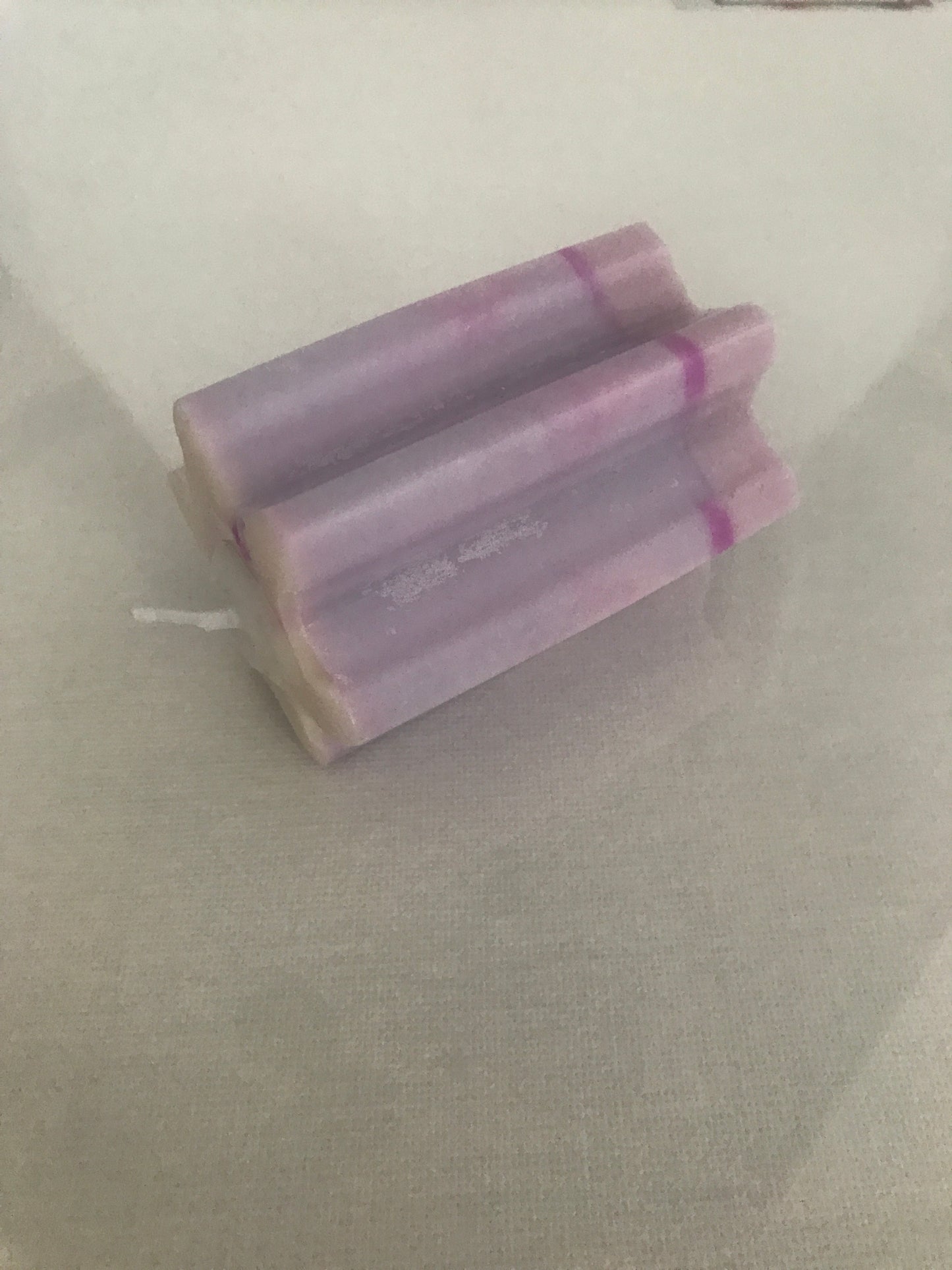 Violet Flower Candle