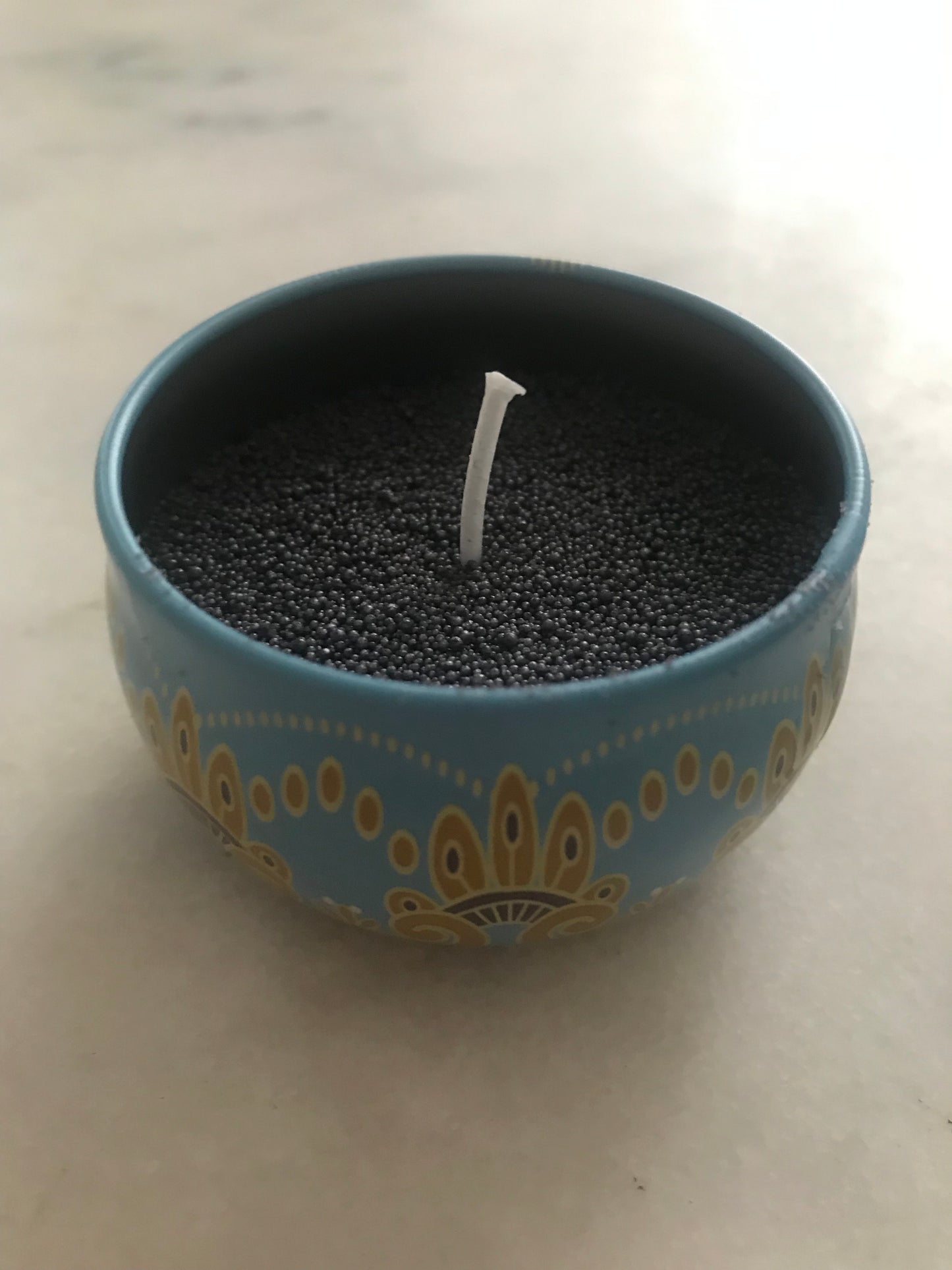 Black Sand Candle Blue Boxing