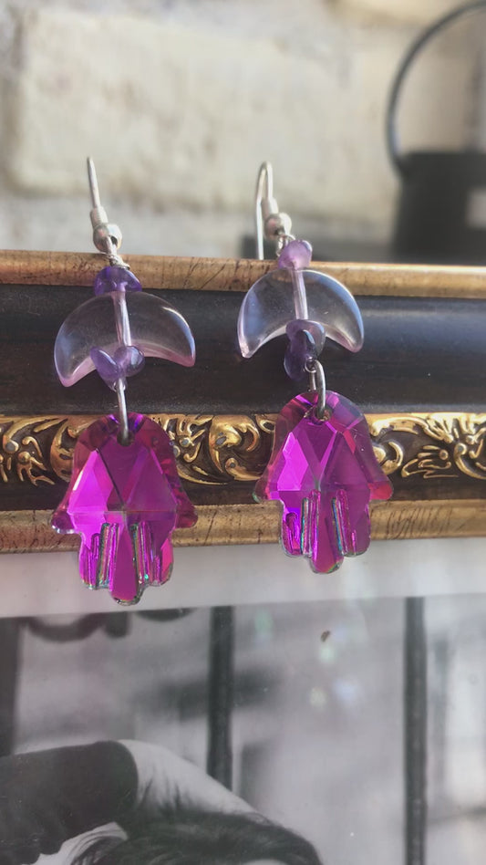 Hamsa hand Protection Earings